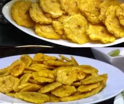 Tostones - Fried Green Plantain